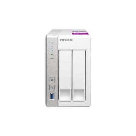 Qnap Annapurna Labs AL-314 1.7GHz/1GB RAM/2GbE/2SATA3/USB3.0/2-Bay Desktop TS-231P2-1G-US